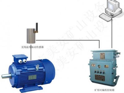 礦山大型機電設備電機軸承溫度振動在線監測監控系統