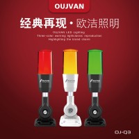 OJ-Q3_三色警報燈_LED機床警示燈_數控機床三色燈