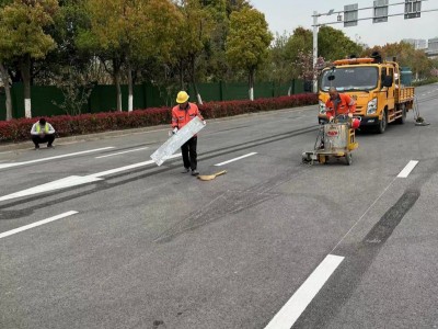 南京交通標線施工/熱熔劃線施工流程